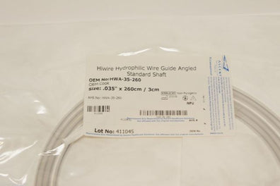 HWA-35-260 ~ Ascent Hiwire Hydrophilic Wire Gide Angled 0.035in. x 260cm (x)
